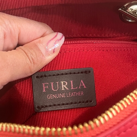 Authentic FURLA leather 2-way bag - Picture 10 of 15